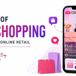 Live shopping online retail concept