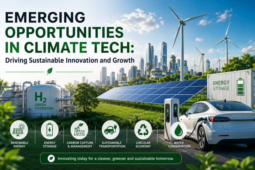 Emerging Opportunities in Climate Tech: Driving Sustainable Innovation and Growth