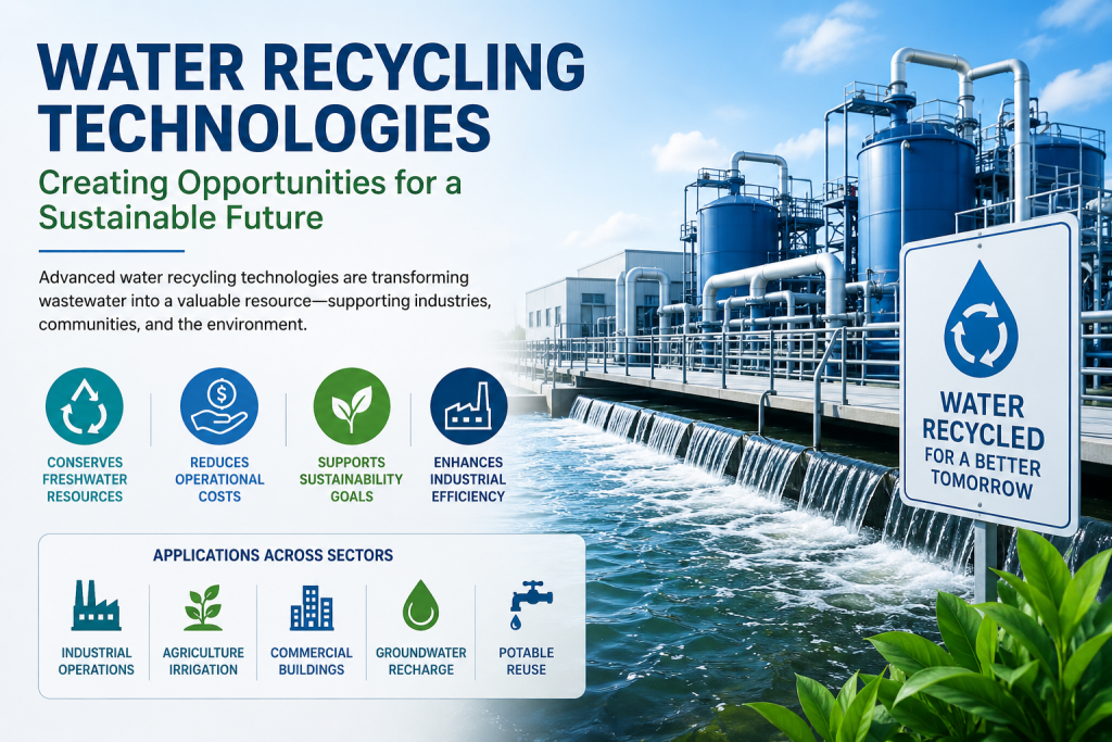 Water Recycling Technologies Create New Opportunities for Sustainable Water Management