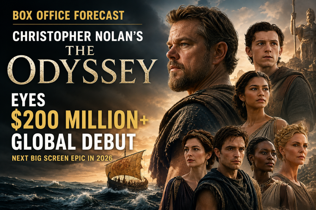Christopher Nolan’s The Odyssey Eyes $200 Million Global Debut, Setting the Stage for a Box Office Epic