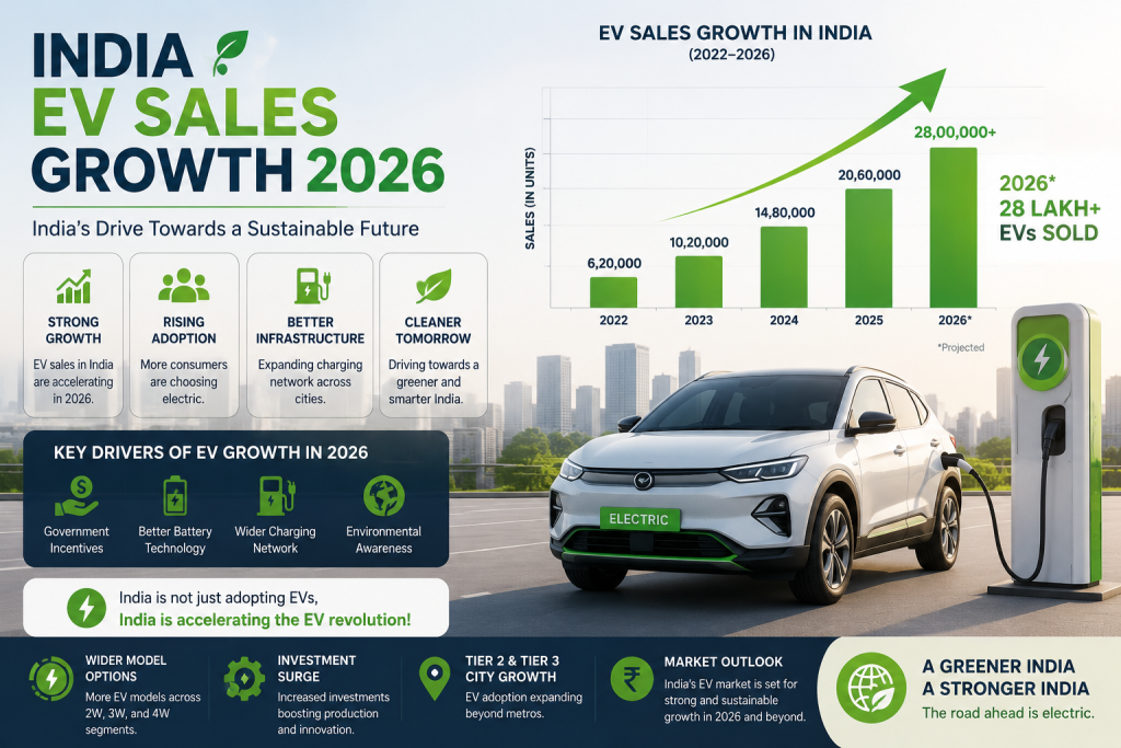 India EV Sales Growth 2026