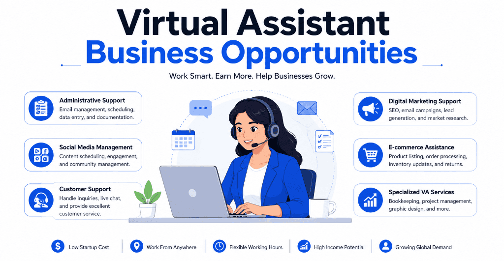 Virtual Assistant Business Opportunities